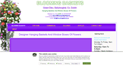 Desktop Screenshot of bloomingbaskets.ie